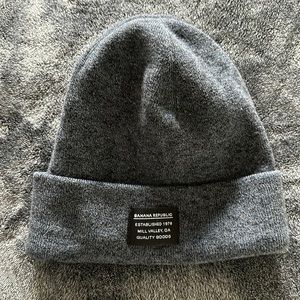 Navy/Grey banana republic beanie